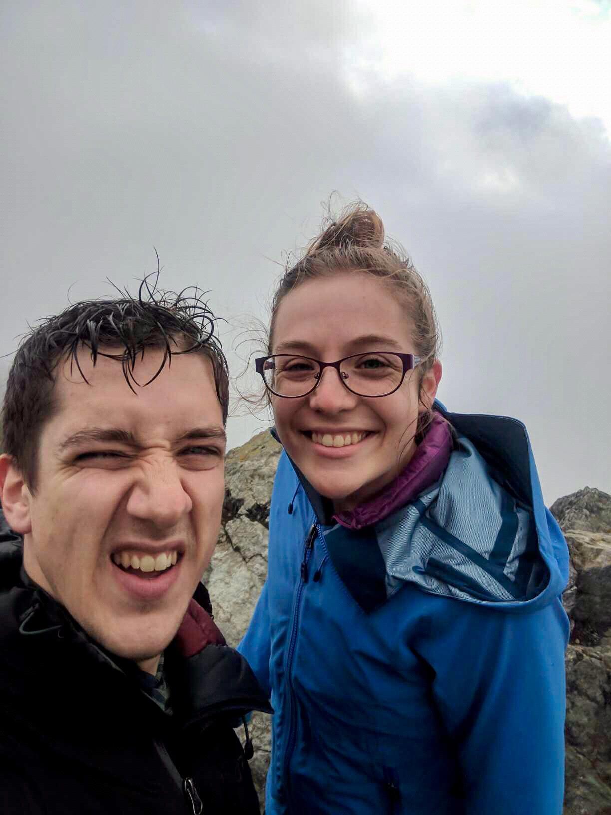 A very damp hike to--almost--the top of Mount Si.