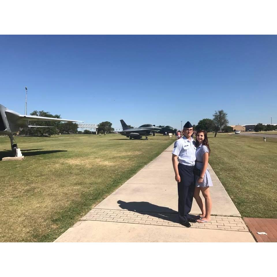 Sight seeing at Lackland AFB after the graduation