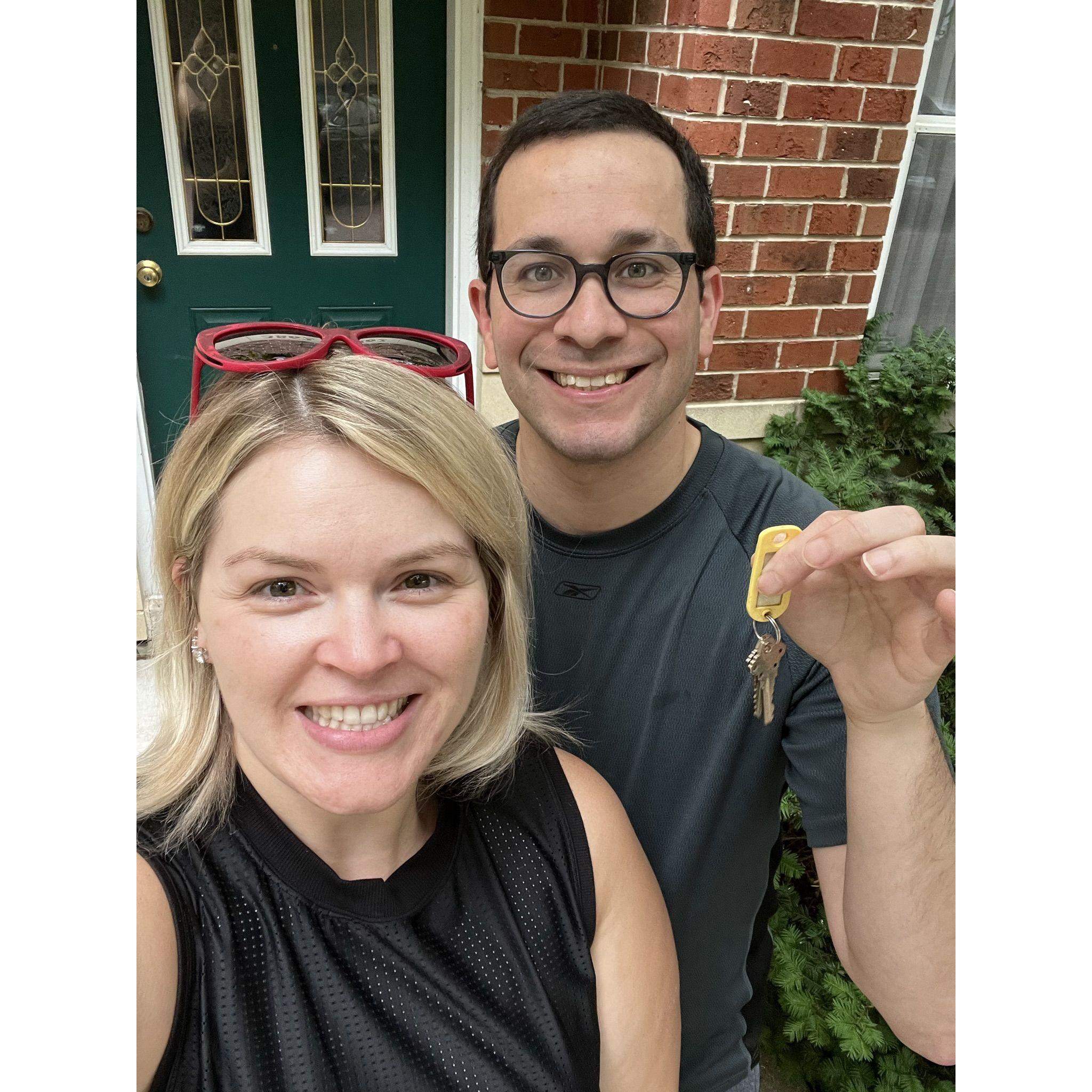 The day we closed on our house