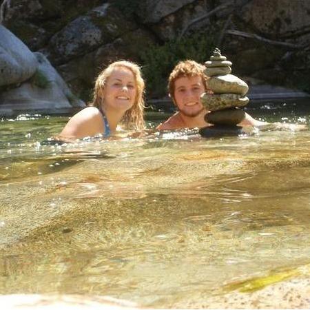 One of our many days spent at the river - 2007