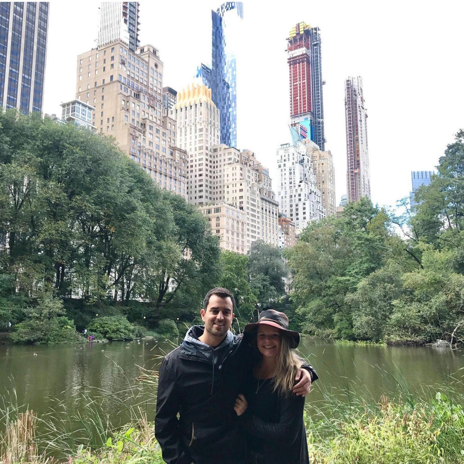 Matt surprised Carly with her first trip to New York. He bought her a ticket and told her to pack a bag and go to the airport. She had no idea where she was going until she got to the airport! 2018