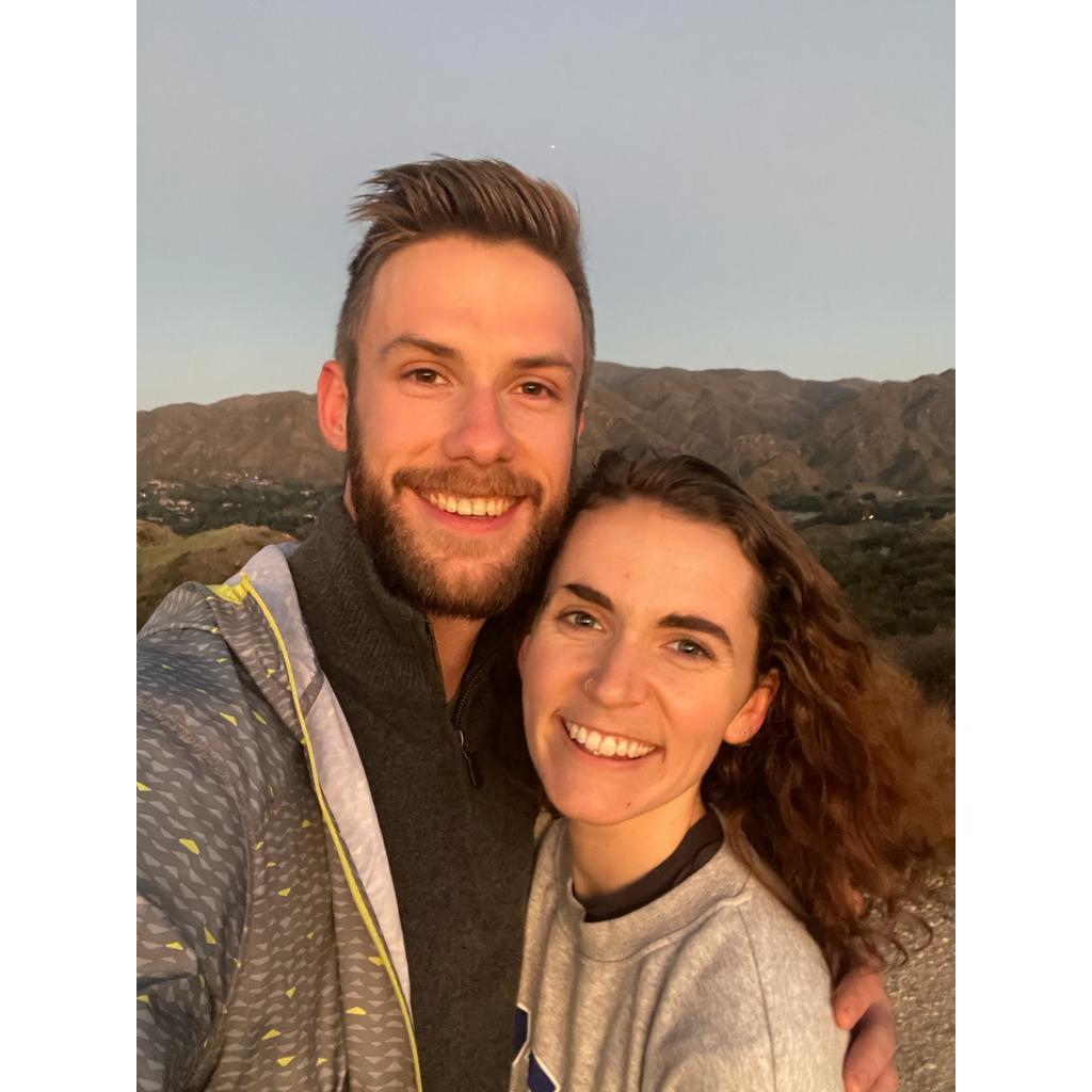 The first picture they took after Kyle asked Julia out on a hike in Santa Clarita :)