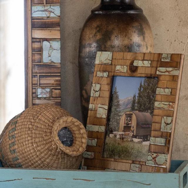 Turquoise Inlay Picture Frame