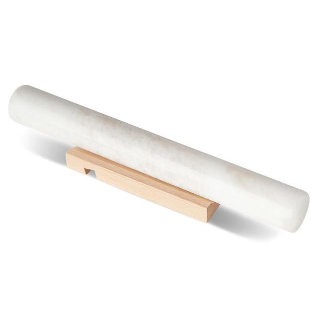 Koville African Natural Marble French Rolling Pin, 16inch Non-Stick Rolling Pin for Baking, Dough Roller for Pasta, Dumpling, Fondant, Pie, Bread, Pizza, Kitchen Baking Tools(Namib Fantasy)