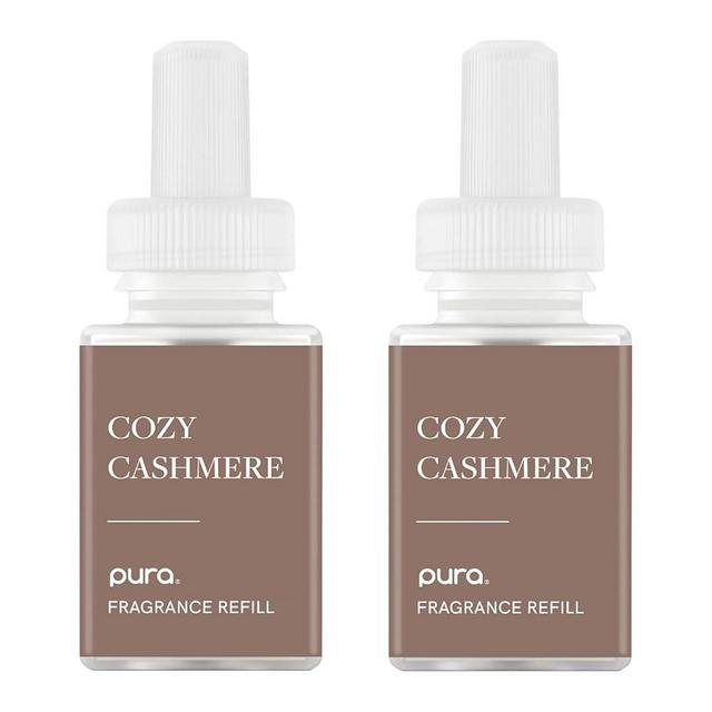 Pura Refill - Smart Home Air Diffuser Fragrance Refill - Up to 120-Hours of Premium Fragrance per Refill - Clean Diffuser Fragrance for Home & Office - 2 Pack, Cozy Cashmere