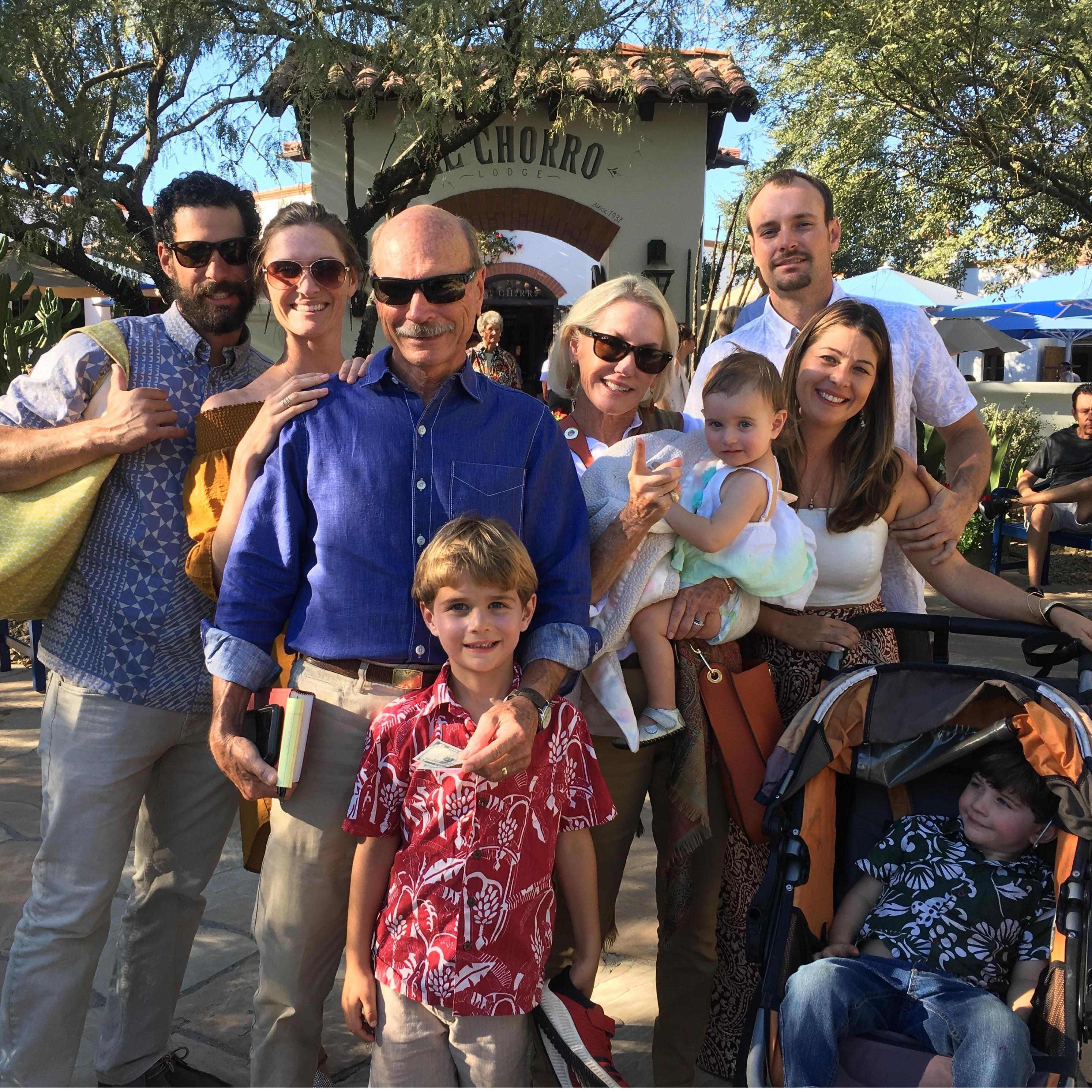 Hind and Candelario at the great Robby Baptism in Arizona