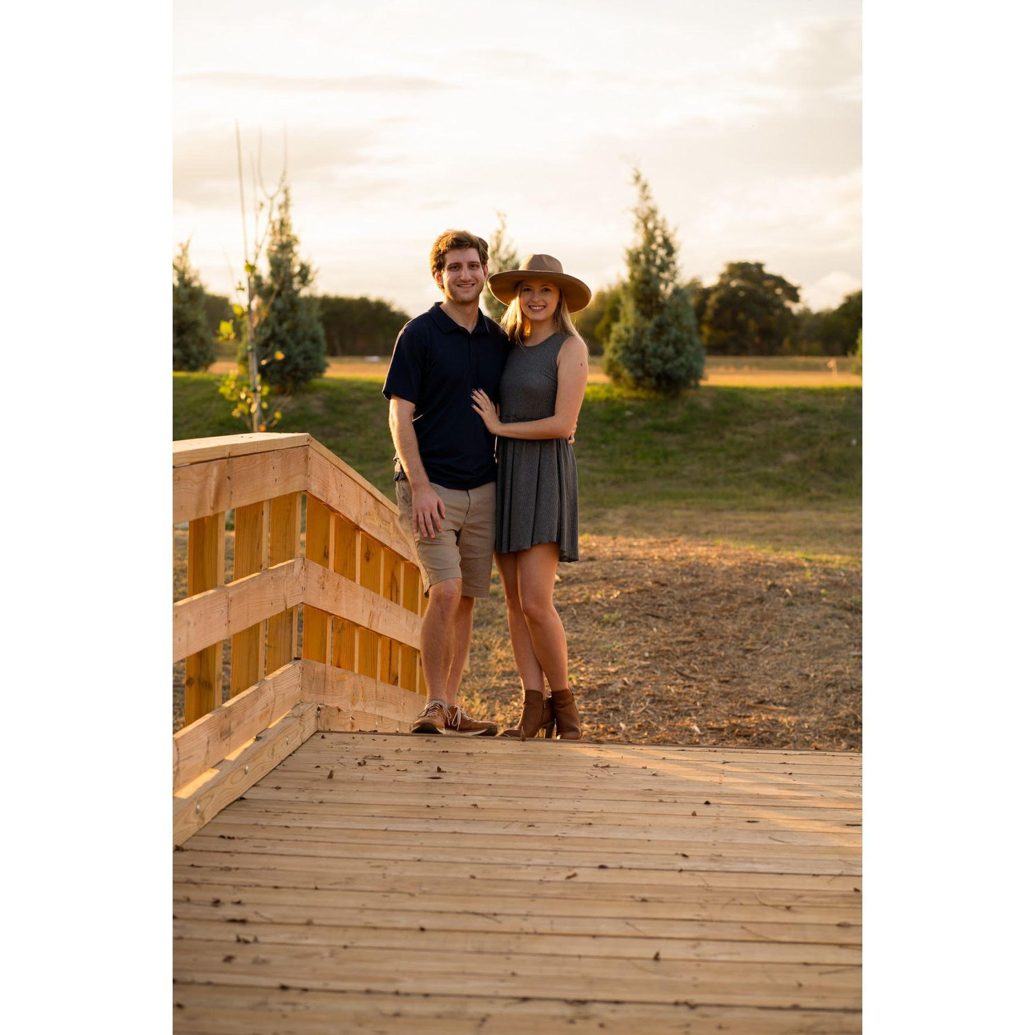 Surprise engagement photo shoot right after Rives proposed in Dripping Springs, TX - Nov 2020