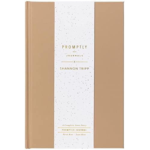 Promptly Journals - Love Story Relationship & Marriage Journal, Hundreds of Meaningful Prompts, Covers from When The Couple Met Until Their 70th Wedding Anniversary (Cashew)