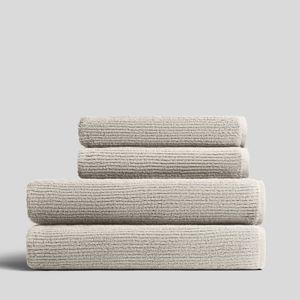 2+2 Soft Rib Bath Bundle - Bone