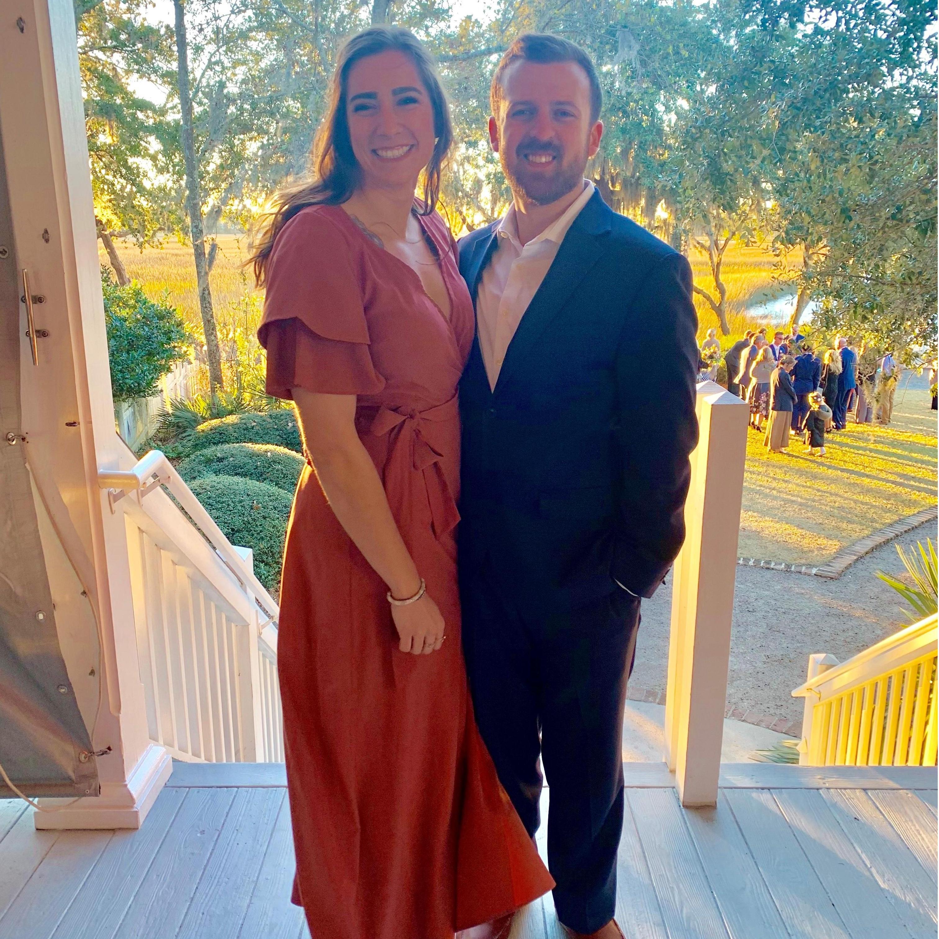 At our friends wedding, The Schimpff's!