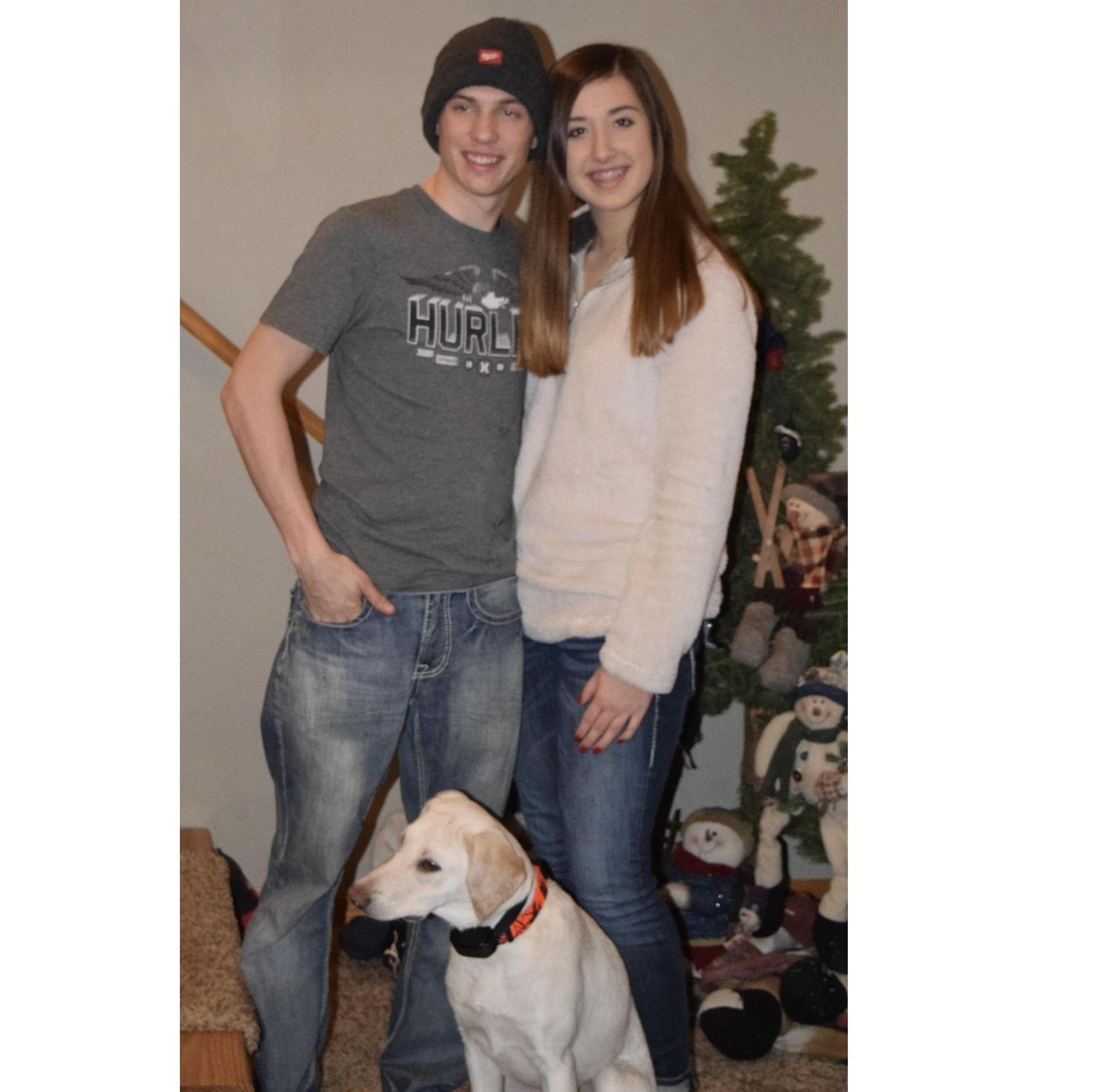 Our first Christmas with Gemma