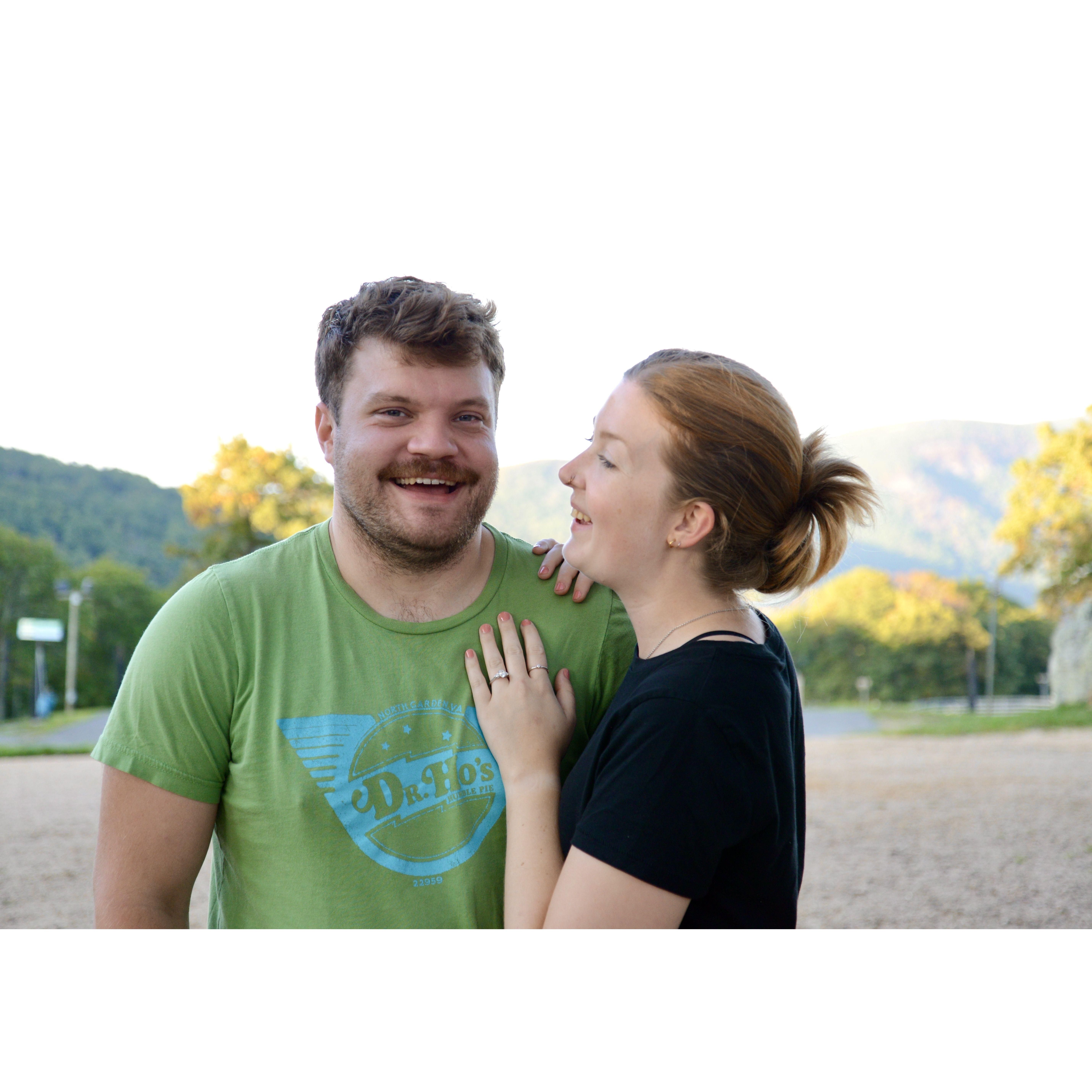 Impromptu engagement shoot
