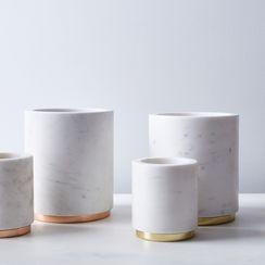 Marble & Metal Canister