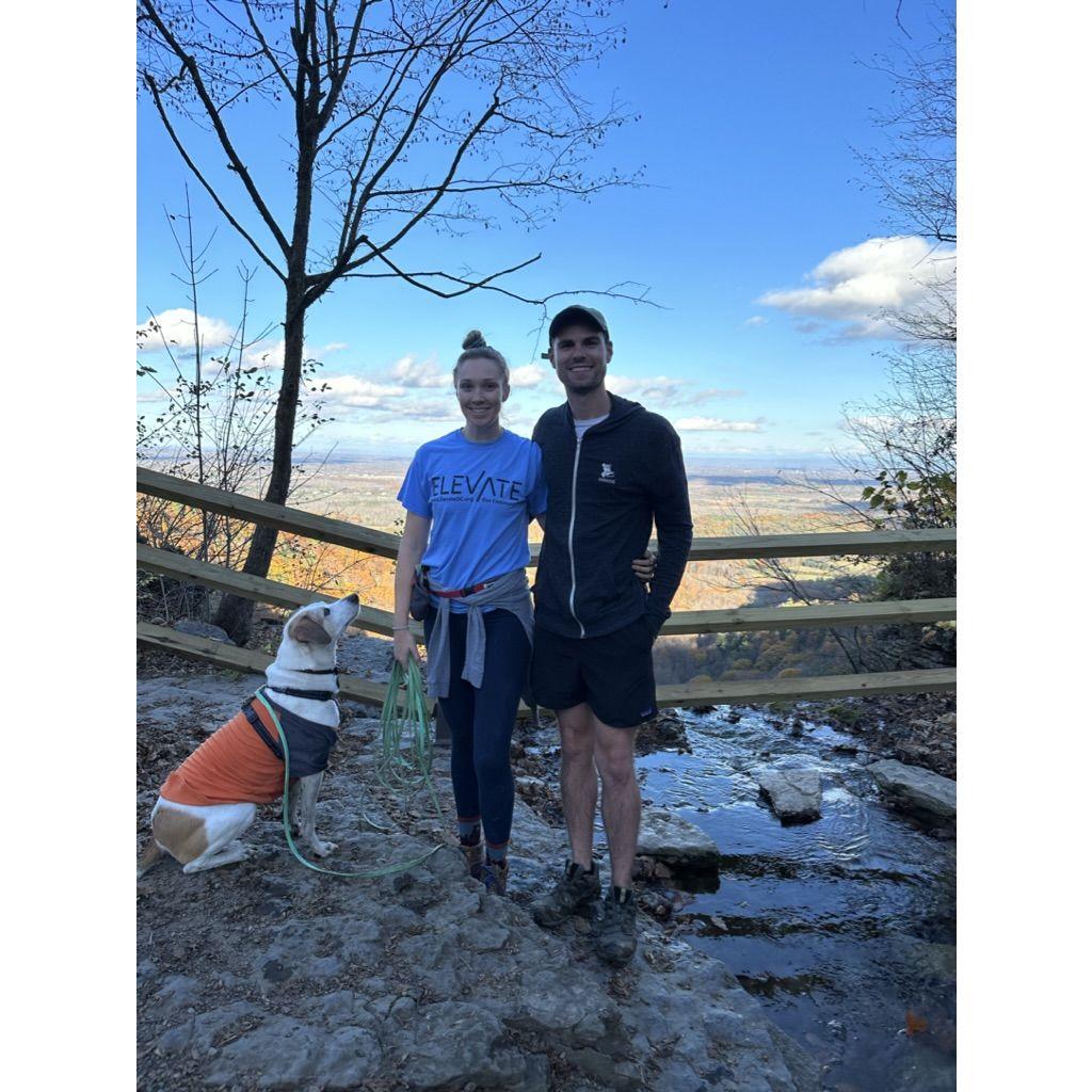 Logged countless of miles of hikes and walks with Dale