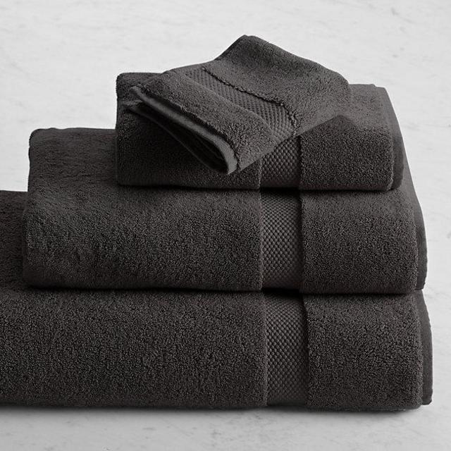 802-Gram Turkish Washcloth 12" SQ. in CHARCOAL