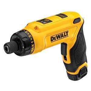 8-Volt Max Lithium-Ion Cordless Gyroscopic Screwdriver with Adjustable Handle Kit-includes 1 battery