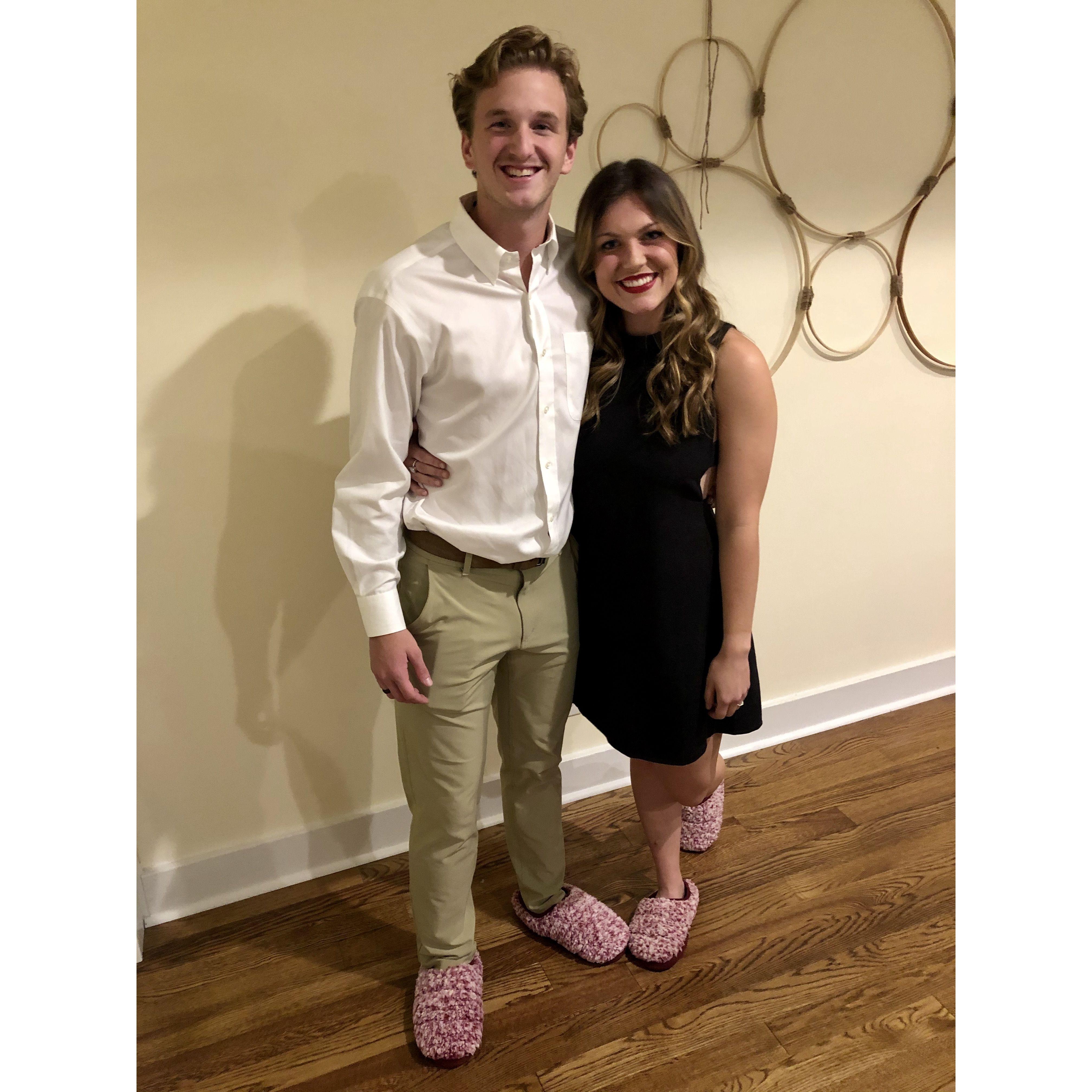 Fancy clothes and "what are those" date party -- I was so nervous to ask him to be my date!