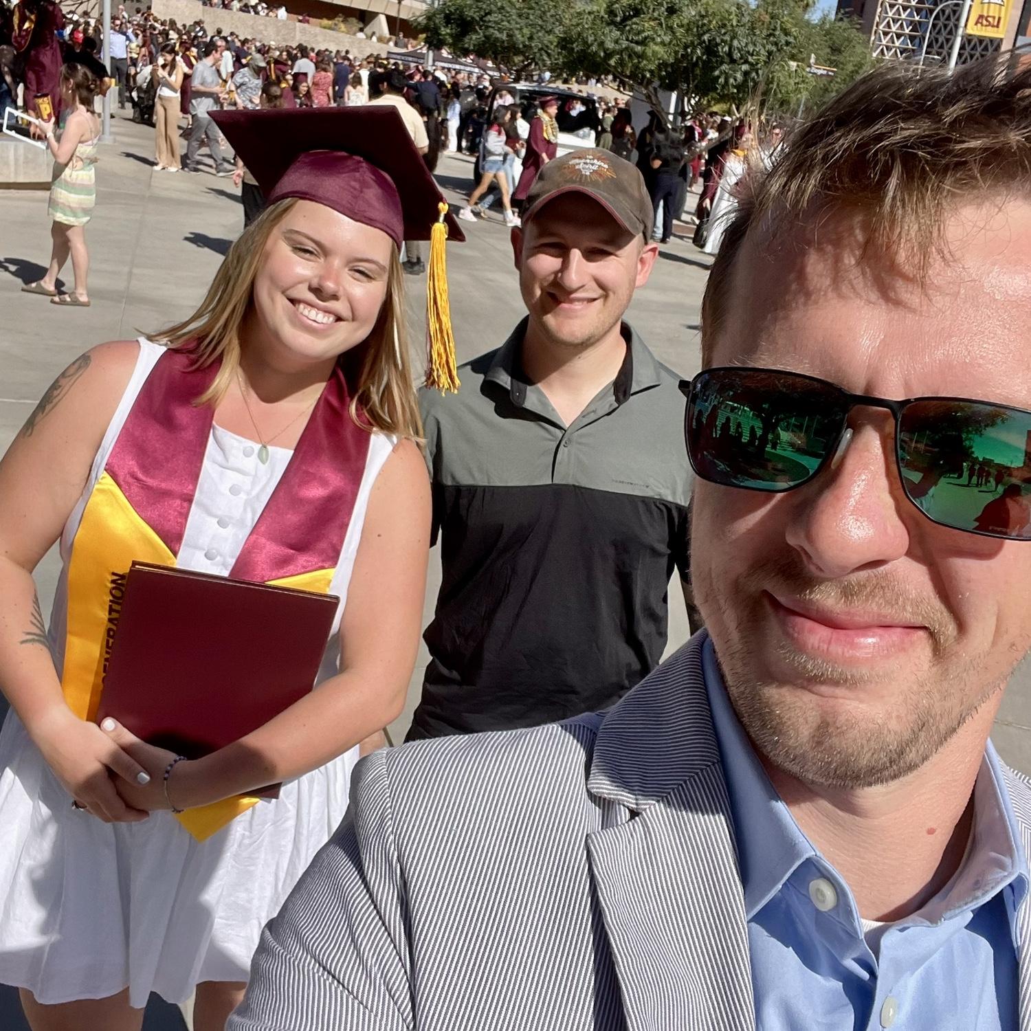 Graduation in Tempe, AZ