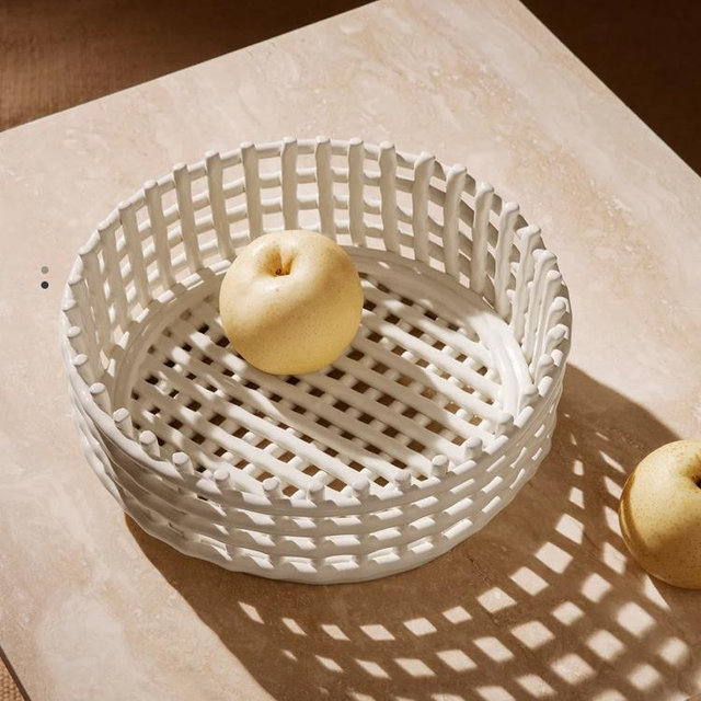 Ceramic Centrepiece in Off-white by ferm LIVING