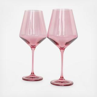 Estelle Stemware Wine Glass, Set of 2