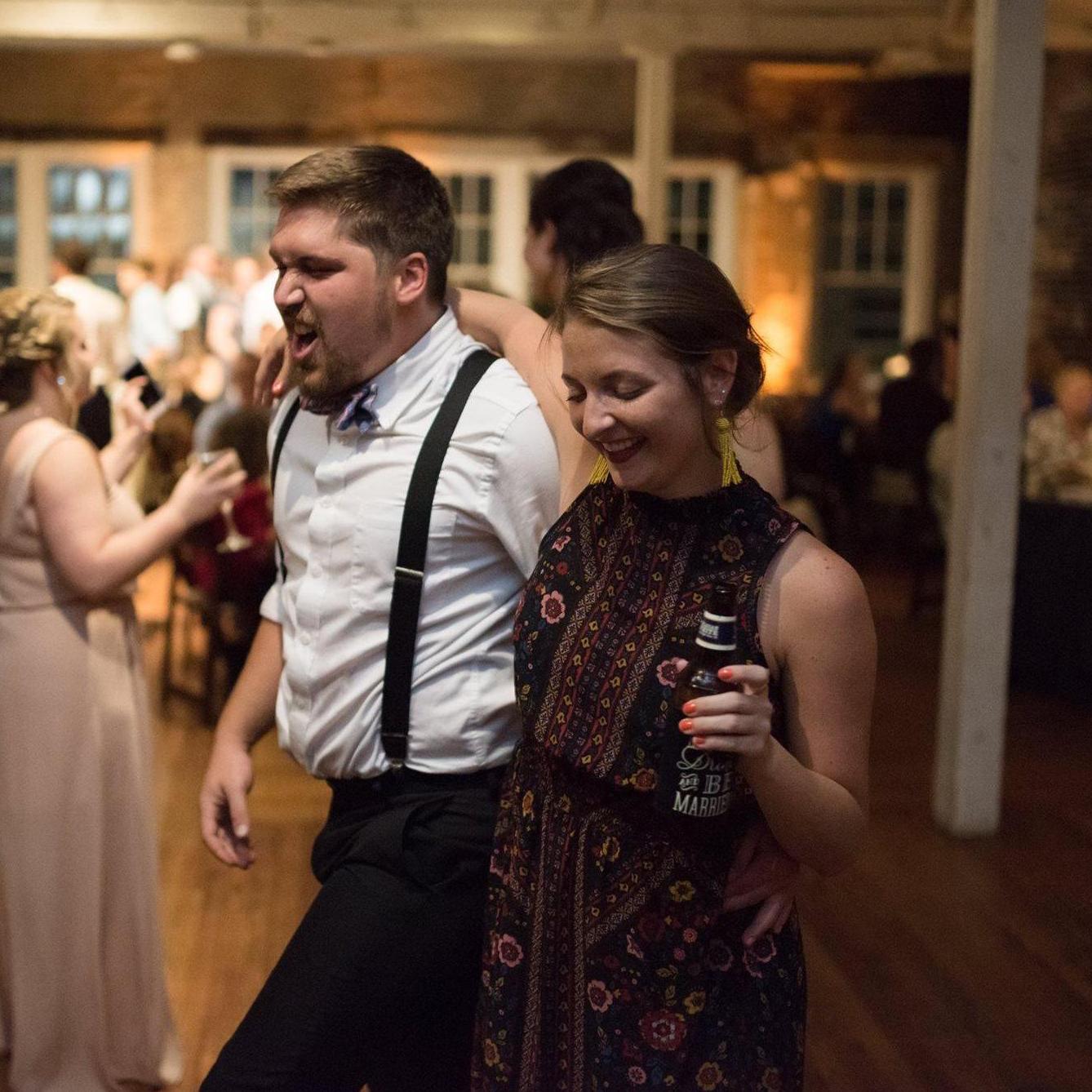 Why yes, we are professional wedding guests. Find us on the dance floor