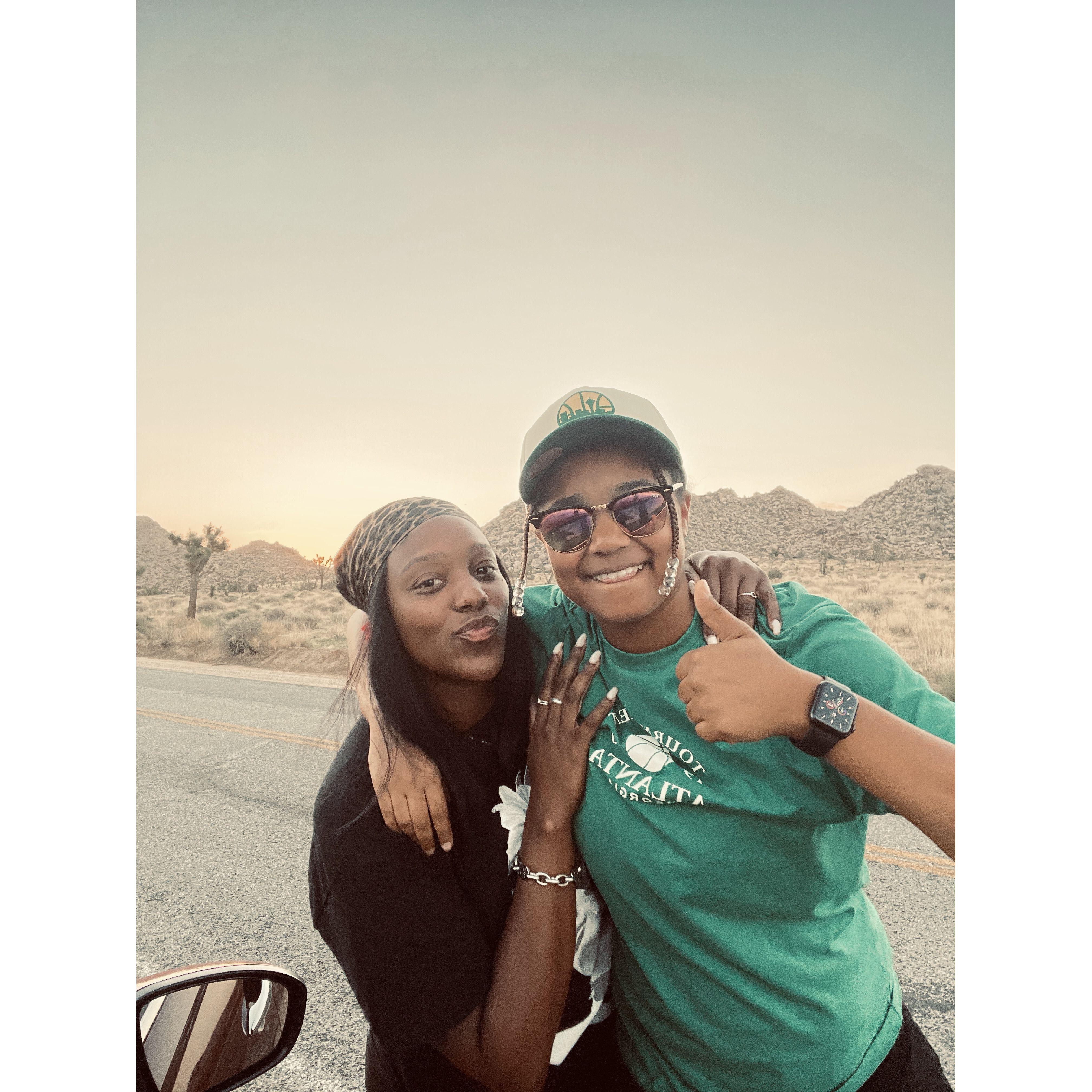We traveled to California to watch the sunset at Joshua Tree!