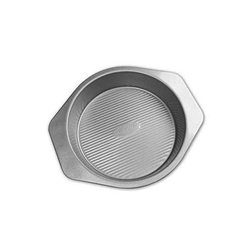 USA Pan 1070LC-3-ABC American Bakeware Classics 9-Inch Round Cake Pan, Aluminzed Steel