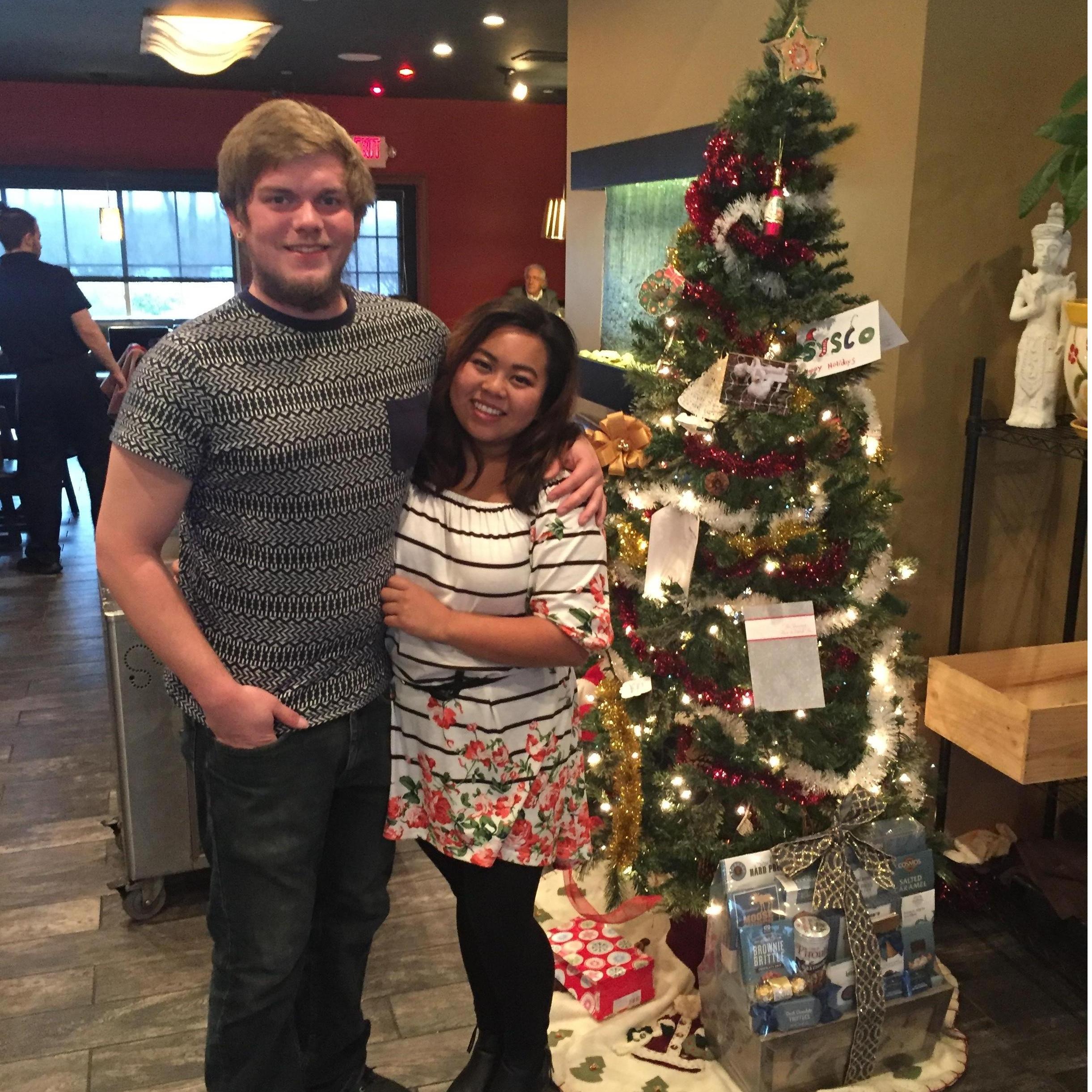 Spending our 4th Christmas Dim Sim together.