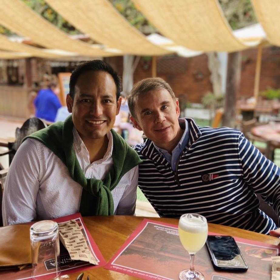 Pisco Sour time, in the mountains of Peru.