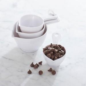 Williams Sonoma Melamine Measuring Cups, White