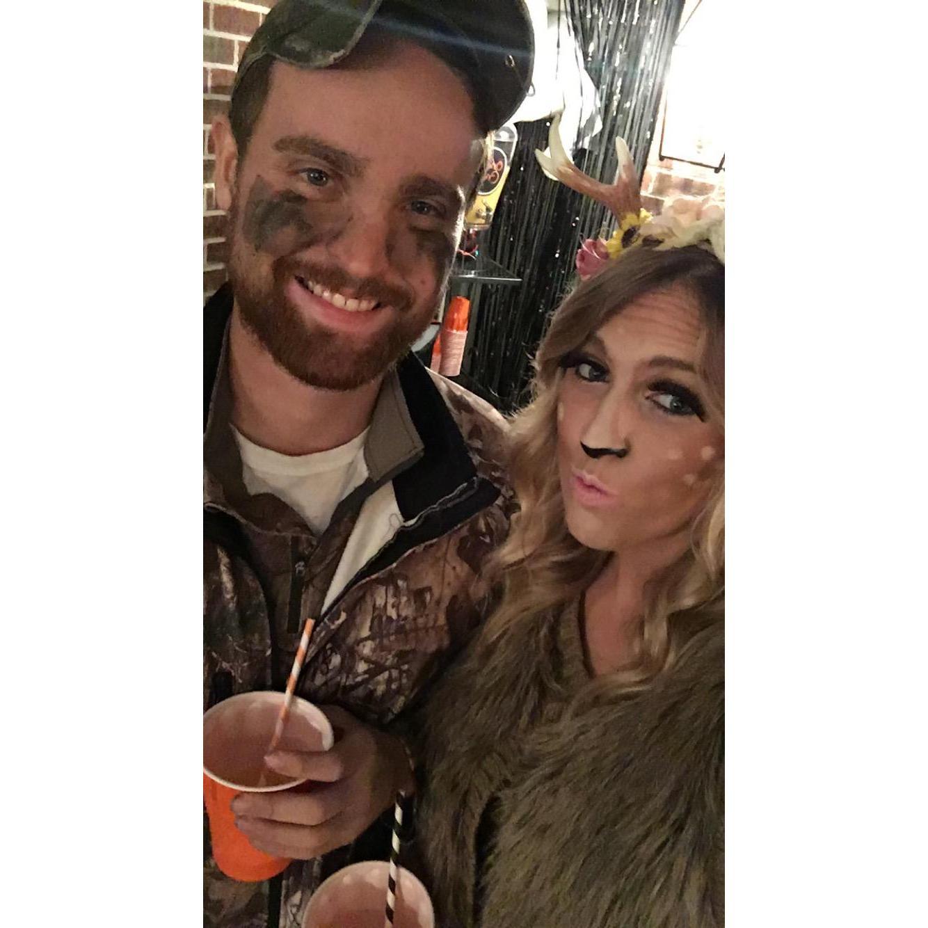 Baby Deer & Hunter for Halloween in 2016
