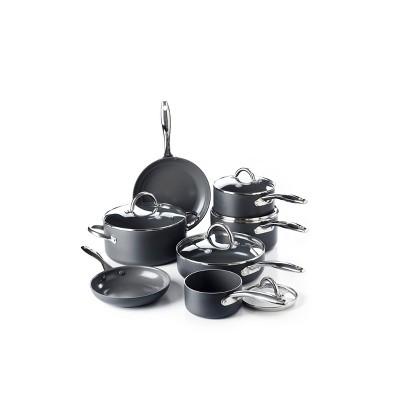 Greenpan Studio 12pc Cookware Set - Black : Target