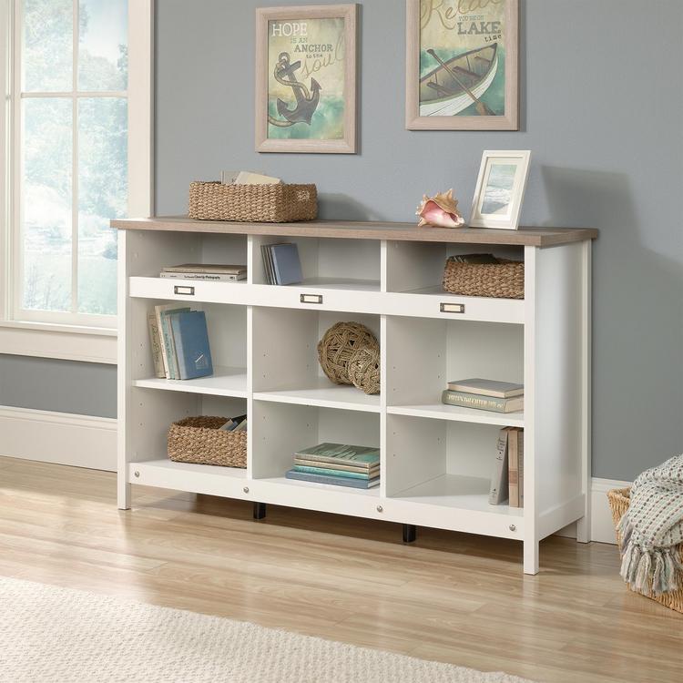 Sauder Adept Engineered Wood Narrow Storage Cabinet 3 Adjustable Shelves  Craftsman Oak - Office Depot