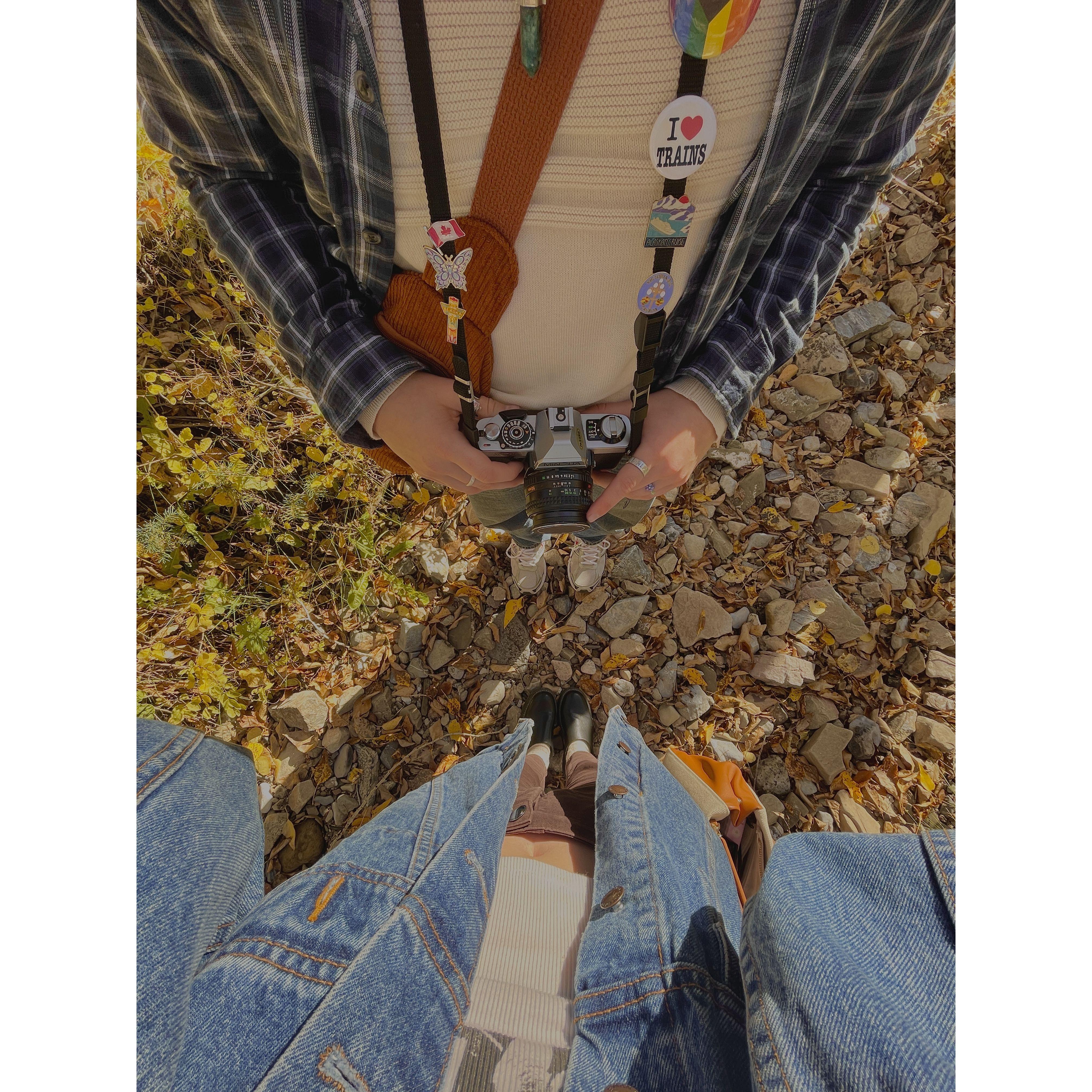 We went up Provo Canyon after coffee to take senior pictures for Reed's sister and her friends.