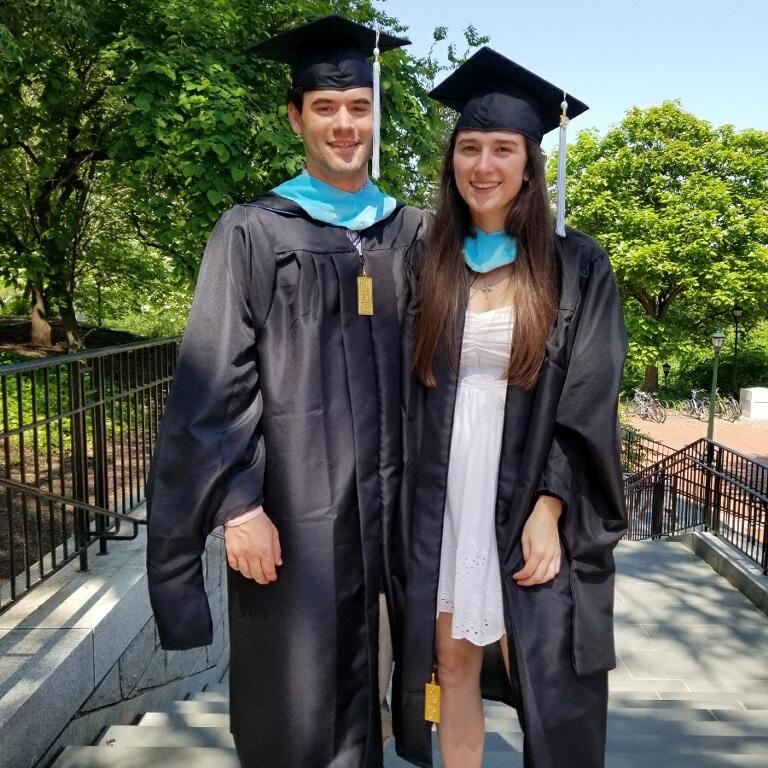 2019. 
Graduated together from UVA! 🎓🎓🎓