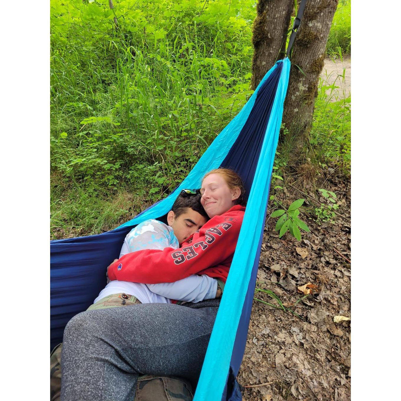 Camping at Nisqually campsite during the Chinook run 2021