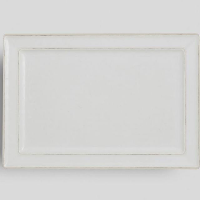 Cabana Melamine Rectangular Platter - Stone