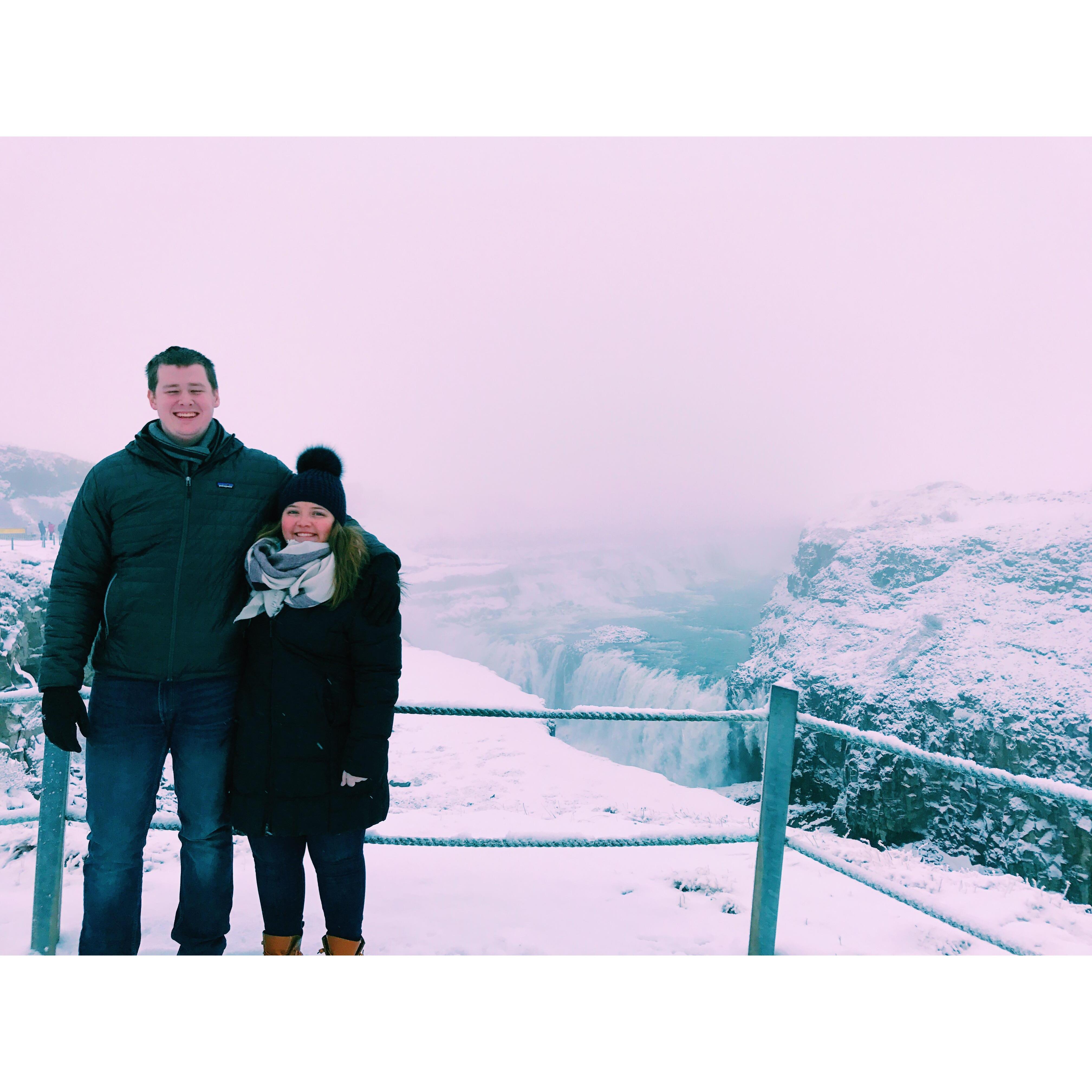 Cold snowy Iceland