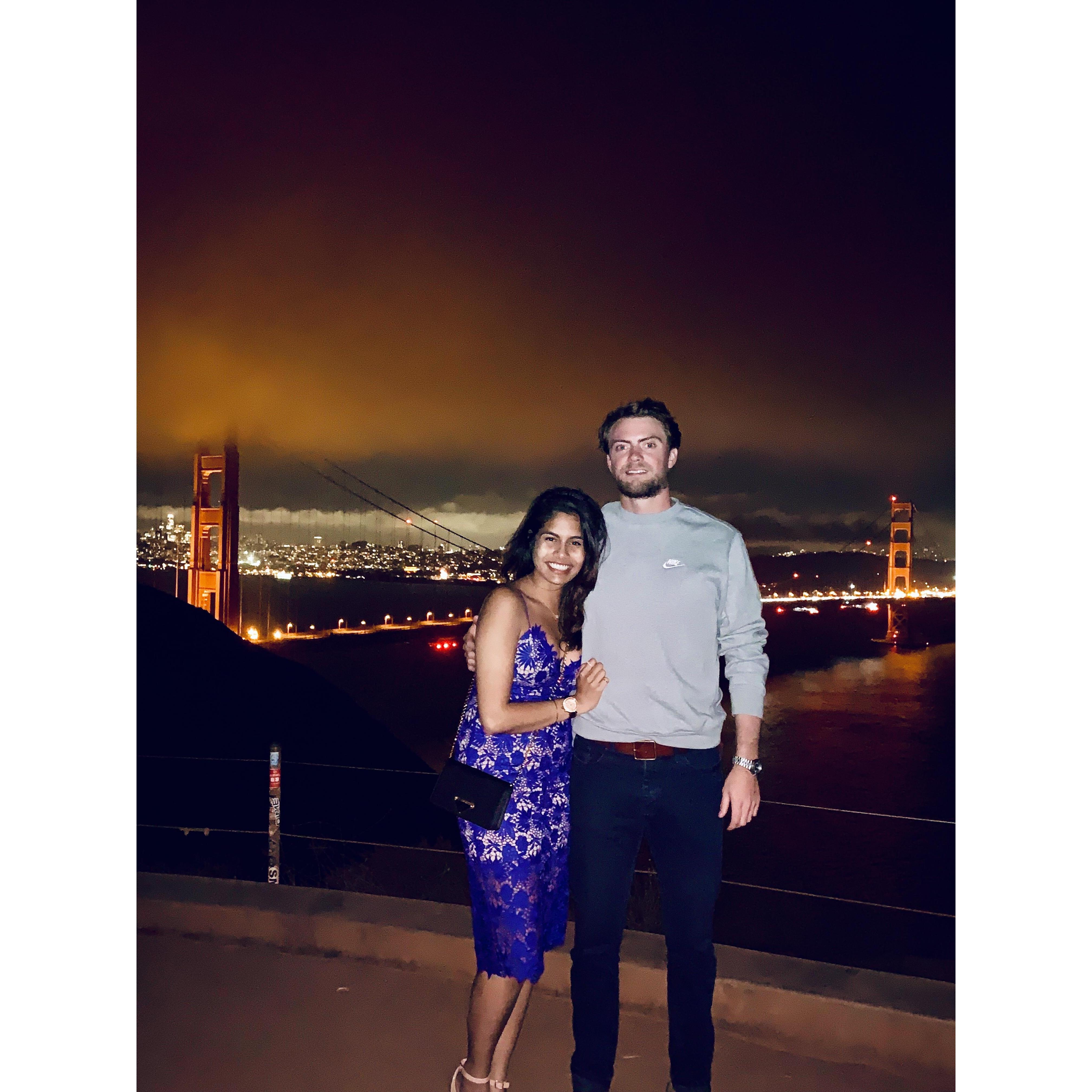 August 2019: Colin and Shaoleen in San Francisco, CA