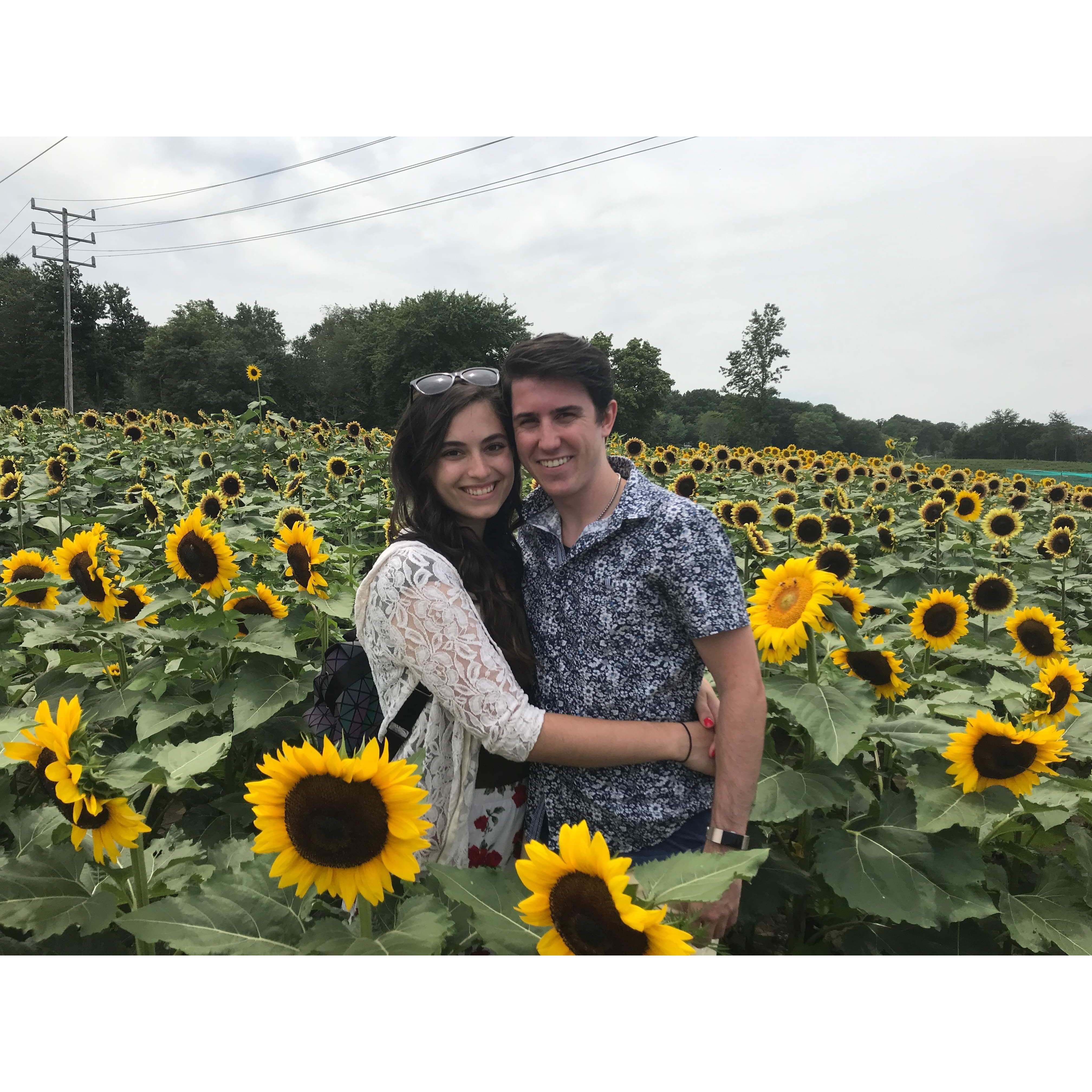 Julie's first birthday with Jon in 2019