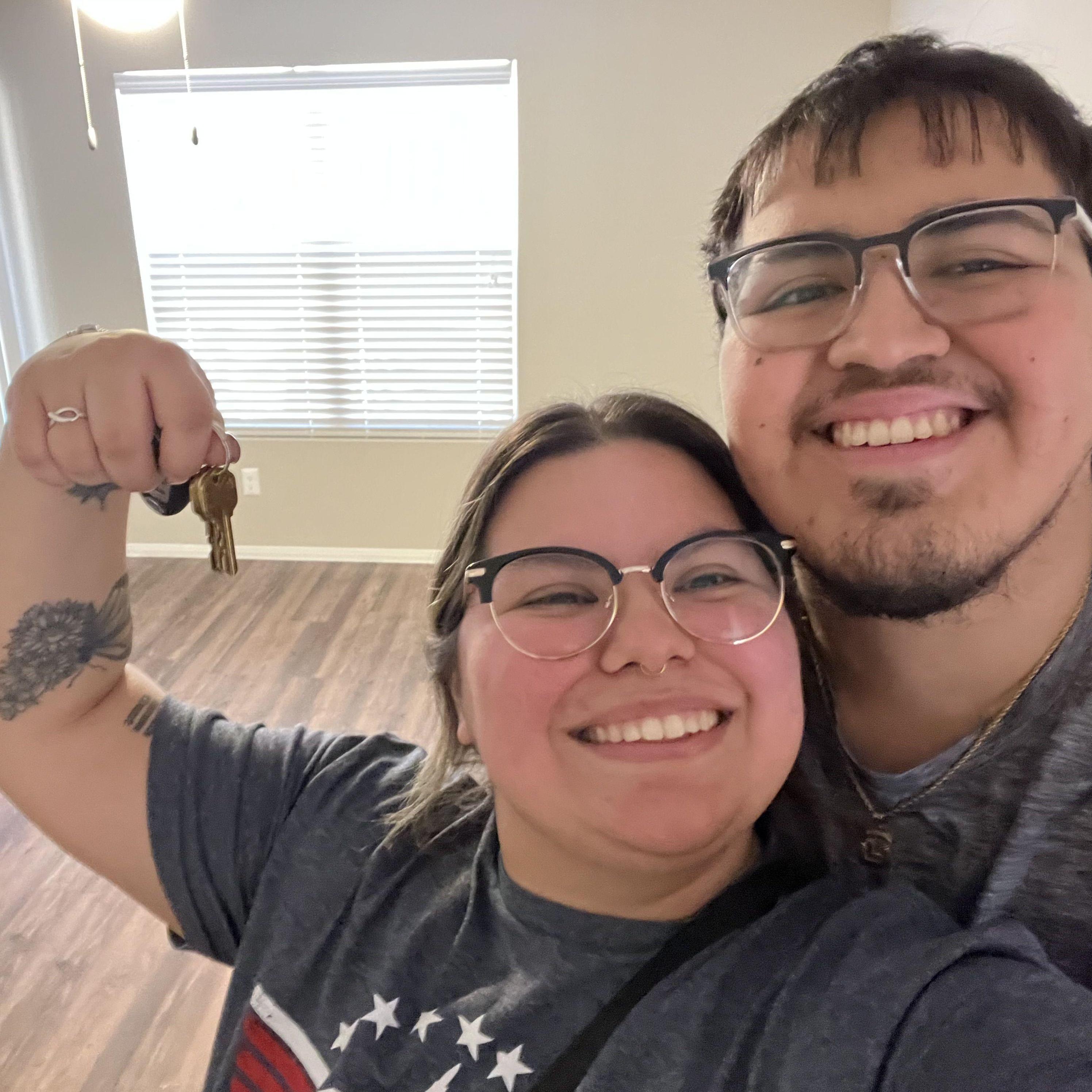 Our first apartment together!