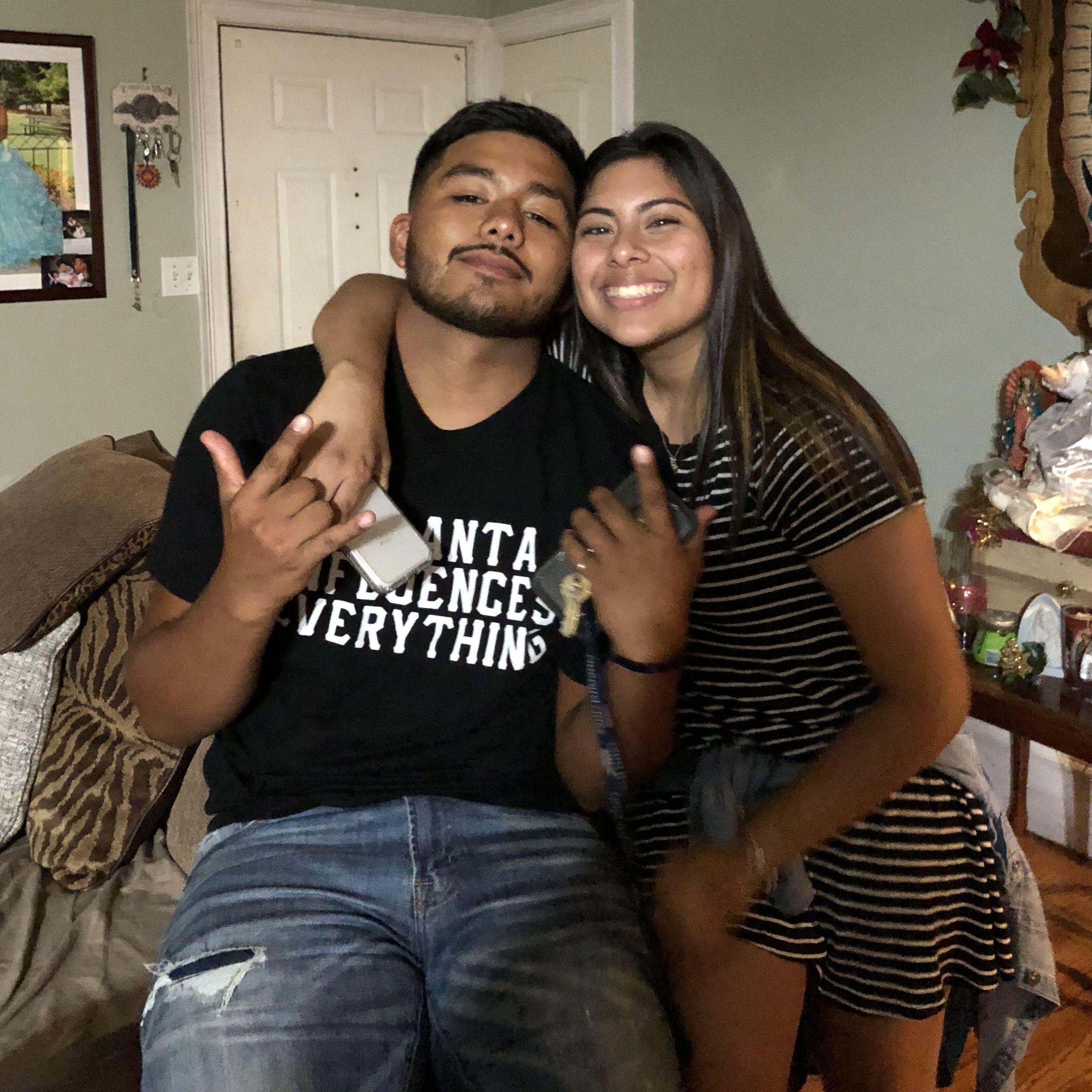 Mama Carreno wanted to take a picture of us
