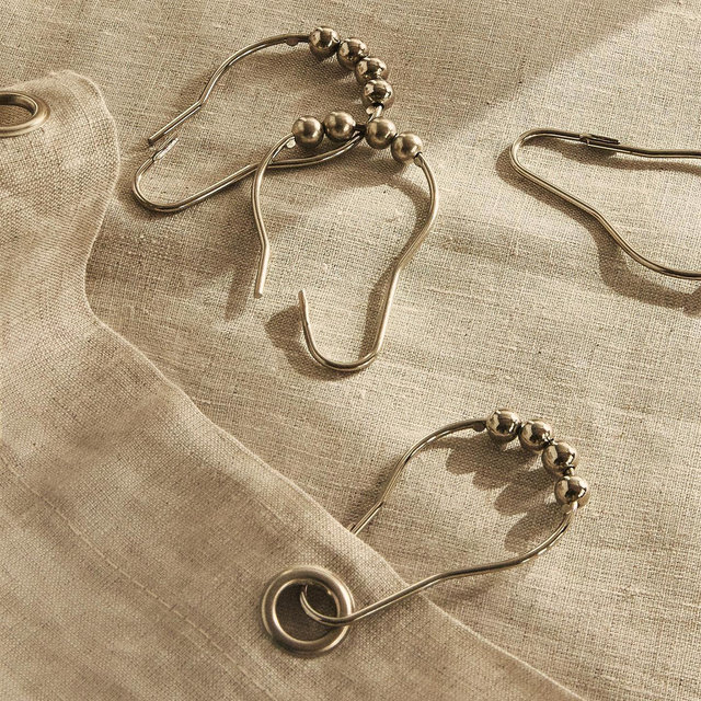 PACK OF METAL SHOWER CURTAIN RINGS (PACK OF 12) - SHOWER CURTAINS - BATH | Zara Home United States of America | Zara Home United States of America