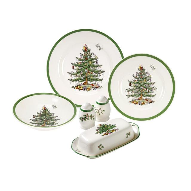 Spode Christmas Tree 28-Piece Set