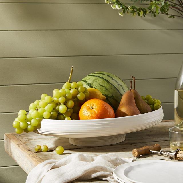 Recycled Tierra Oval Fruit Bowl