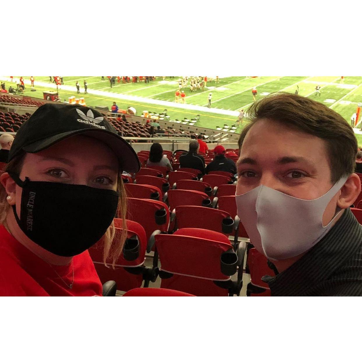 Surprise... another UC game. This time during a pandemic in Atlanta for the bowl game in 2020.