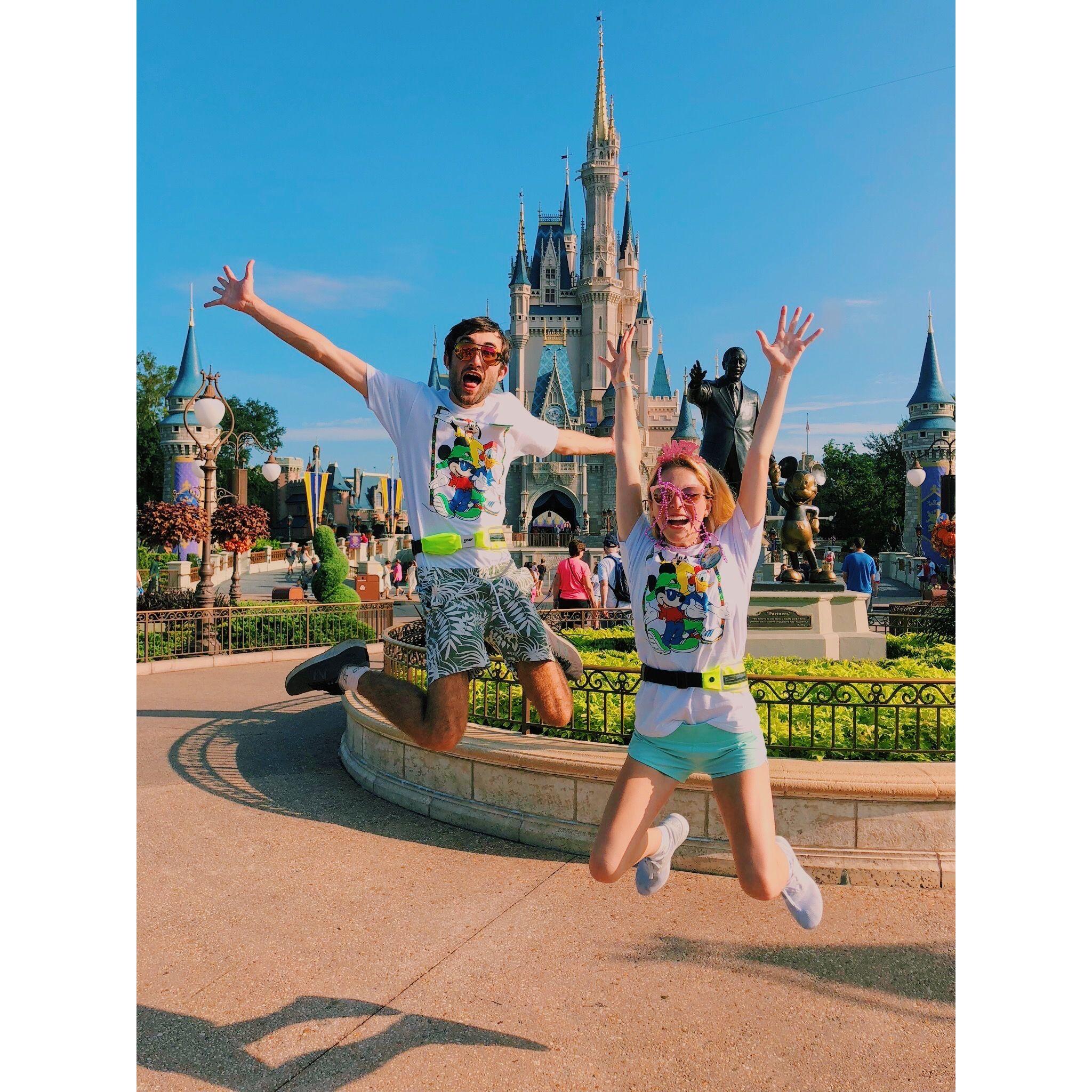 Our one and only day being Disney adults