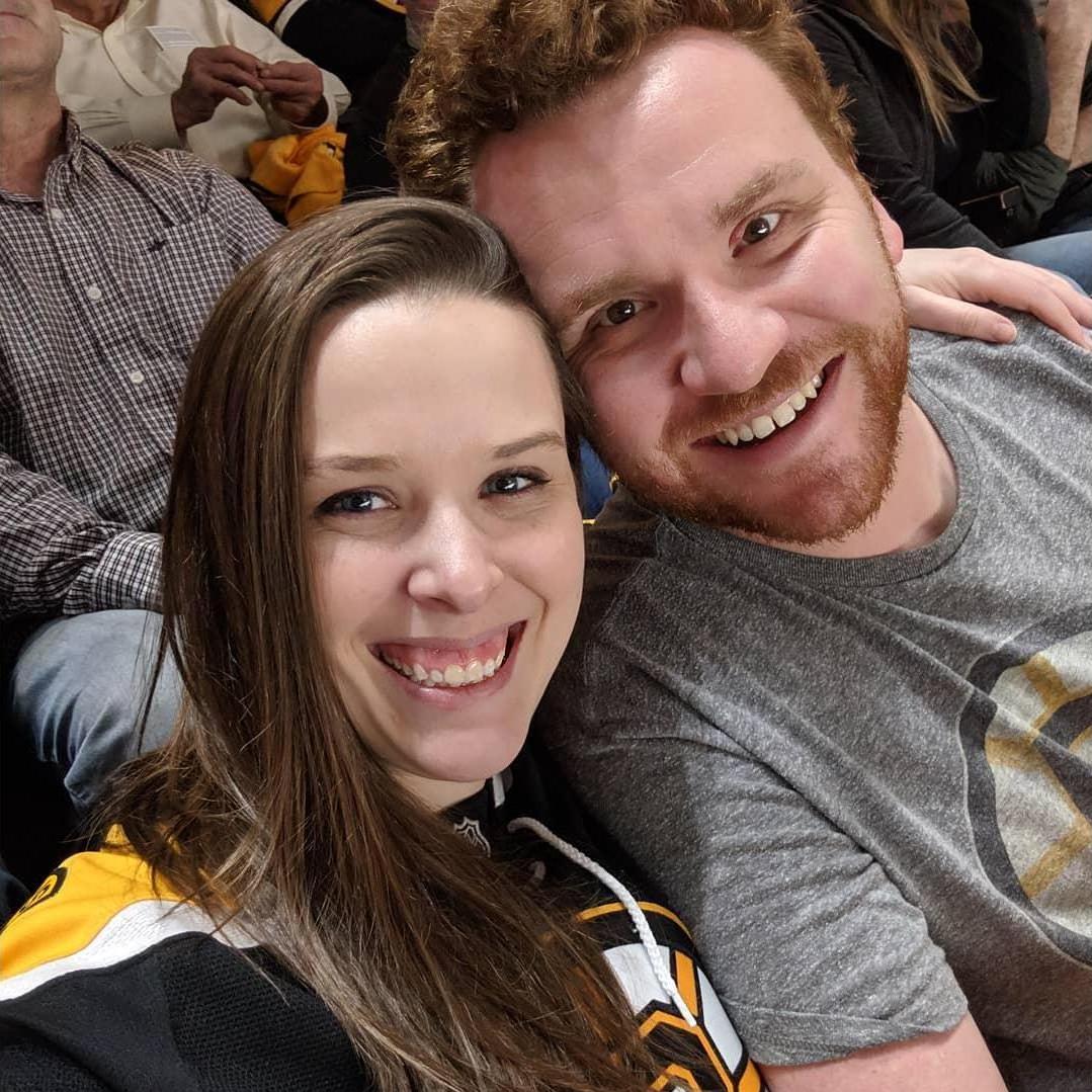 Nothing life playoff hockey with the person you love!