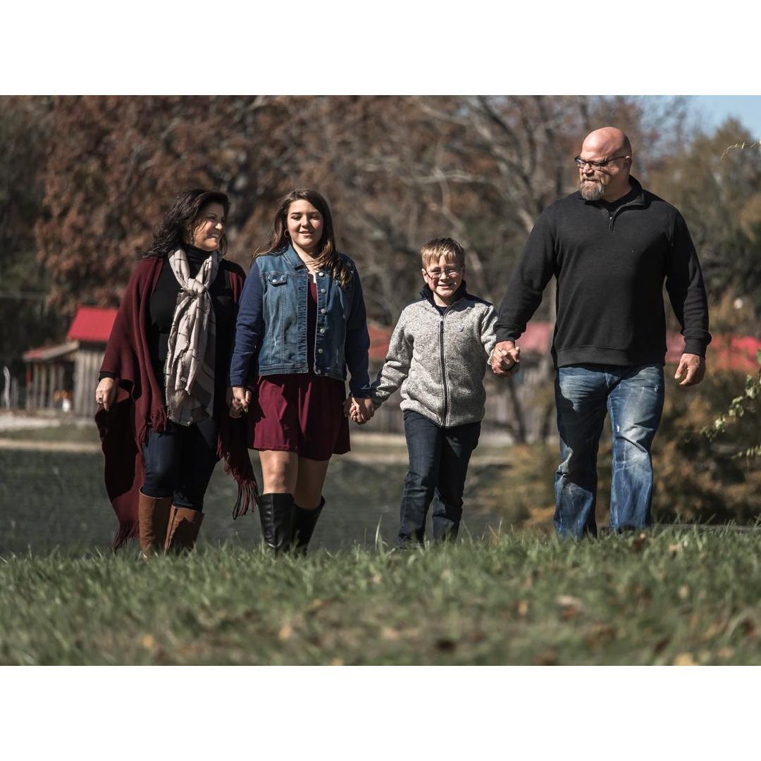 The Young Family on the farm