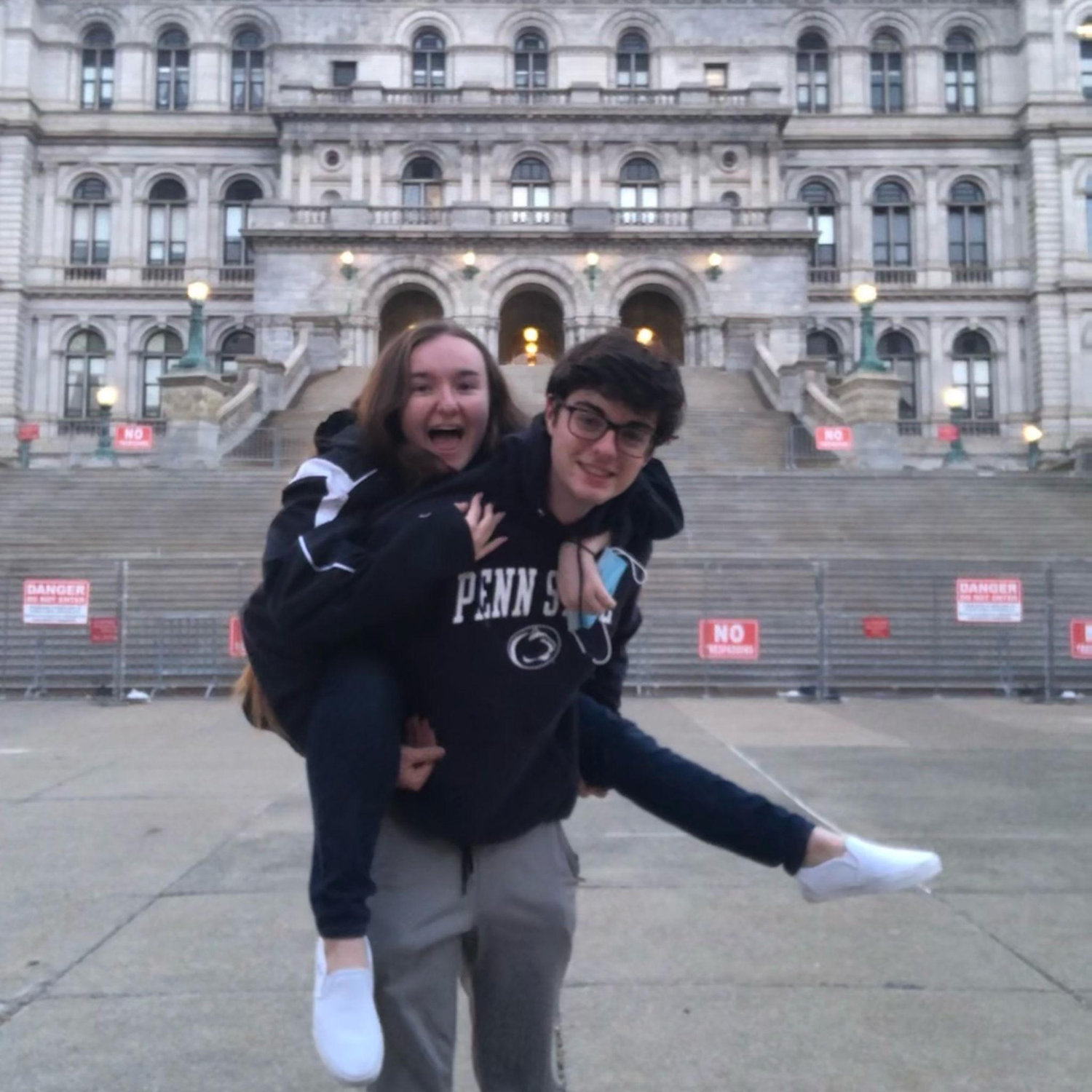 Mario's first time visiting Brianna in college (2021)